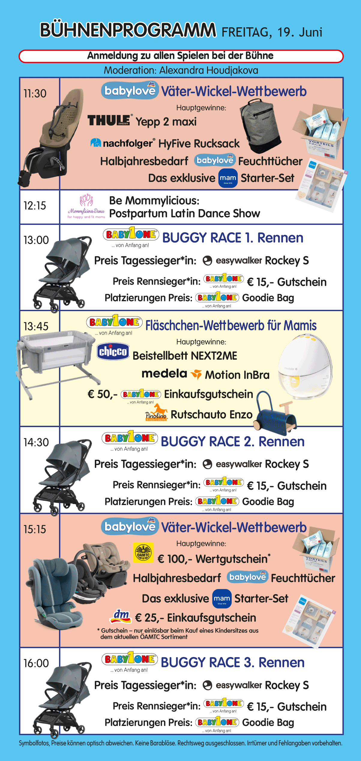Bühnenprogramm Freitag